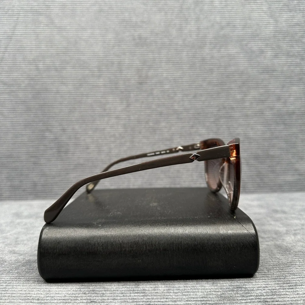 Fossil FOS 2074/S Brown Cat Eye Y2K Sunglasses 7HHFF 54-19-140 Gradient Lens
